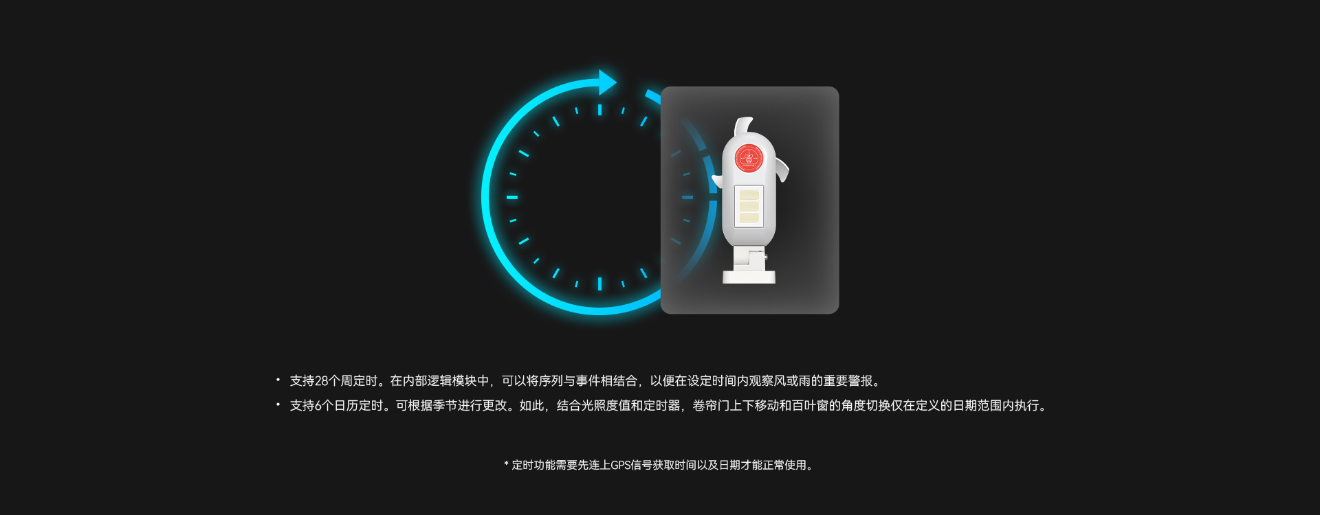 支持定時(shí)功能，在設(shè)定時(shí)間內(nèi)自動(dòng)執(zhí)行